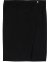 Givenchy - Rokken ,Zwart ,Wol Rok - Lyst