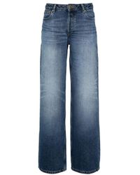 A.P.C. - Jeans ,Blauw ,Katoen Elisabeth Straight-Leg Jeans - Lyst