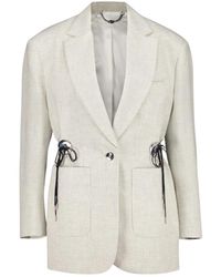 Rabanne - Jassen ,Wol Gemêleerde Wollen Blazer - Lyst