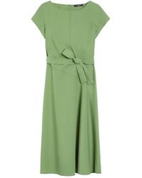 Weekend by Maxmara - Grünes Midikleid Mit U-Boot-Ausschnitt - Lyst