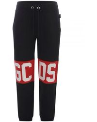 Gcds - Broeken ,Zwart ,Zwarte Slim Fit Broek - Lyst
