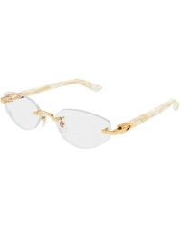 Cartier - Cat-Eye-Brille - Lyst