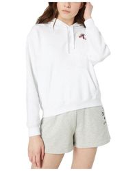 Champion - Hoodies & Sweatvesten ,Wit ,Katoen Hoodie - Lyst