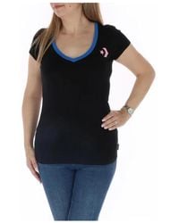 Converse - Zwarte Ster Chevron T-Shirt - Lyst
