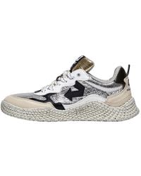 ID EIGHT - Silberner urban glam sneaker - Lyst