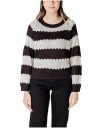 Jacqueline De Yong - Round-Neck Knitwear - Lyst