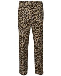 Aspesi - Pantalon À Imprimé Léopard - Lyst
