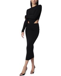 ANDAMANE - Heloise Cut Out Midi Jurk - Lyst