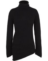 Cortana - Truien & Vesten ,Zwart ,Wol High-Neck Wollen Jersey Van Kasjmier - Lyst