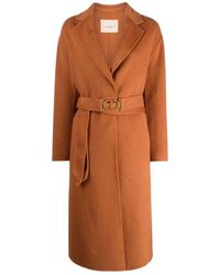 Twinset - Coats > Belted Coats - Lyst