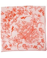 McQueen - Silky Scarves - Lyst