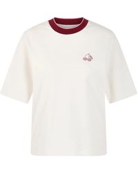 Marc Cain - Tops ,Wit ,Katoen Klassiek T-Shirt - Lyst
