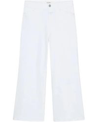 Closed - Jeans ,Wit ,Cropped Jeans - Lyst