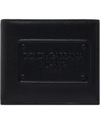 Dolce & Gabbana - Dolce & Gabbana Leather Flap-Over Wallet - Lyst