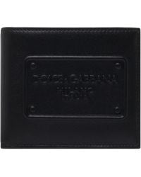 Dolce & Gabbana - Dolce & Gabbana Leather Flap-Over Wallet - Lyst