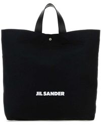 Jil Sander - Tote bags,canvas einkaufstasche - Lyst