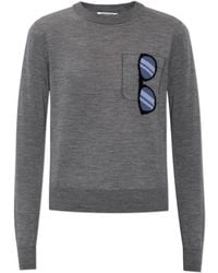 Moschino - Round-Neck Knitwear - Lyst
