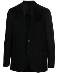 Lardini - Jassen ,Zwart ,Wol Blazer Van Wol-Cashmere Mix - Lyst