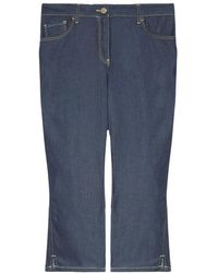 FIORELLA RUBINO - Cropped Jeans - Lyst
