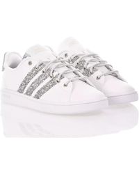 adidas - Sneakers argento bianche fatte a mano per donne - Lyst