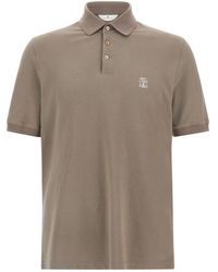 Brunello Cucinelli - Piqué Polo - Lyst