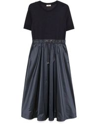 Herno - Blauwe Jurk Voor Elegante Gelegenheden - Lyst