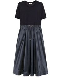 Herno - Blauwe Jurk Voor Elegante Gelegenheden - Lyst