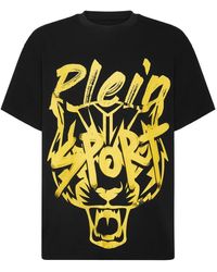 Philipp Plein - Fitness ,Zwart ,Mykonos Fit T-Shirt - Lyst