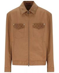 Gucci - Spw Jacket Heavy Cotton Canvas - Lyst