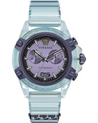 Versace - Sport chronograph uhr icon active - Lyst