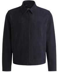 BOSS - Leather Jackets - Lyst