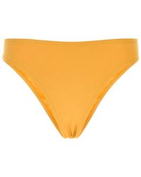 Eres - Badmode ,Geel ,Nylon Raphia Duik Bikini Broekje - Lyst