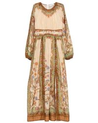 Zimmermann - Kleedjes ,Veelkleurig ,Leer Maxi Jurk - Lyst