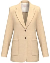 Marella - Jassen ,Linnen Emme Jacket - Lyst