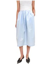 ODEEH - Midi Skirts - Lyst