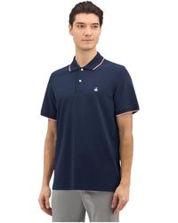 Brooks Brothers - Tops ,Blauw ,Katoen Slim Fit Golden Fleece Stretch Katoen Piqué Polo - Lyst