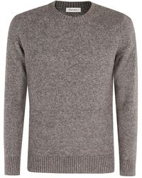 Kangra - Truien & Vesten ,Bruin ,Basis Ronde Hals Trui Blauw Lange Mouw - Lyst