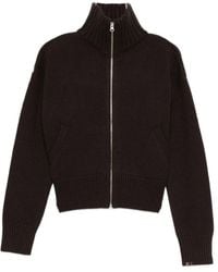 Extreme Cashmere - Bruine Cashmere Vest Met Rits - Lyst
