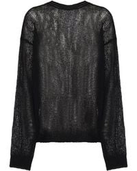 Ann Demeulemeester - Round-Neck Knitwear - Lyst