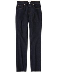 Closed - Skinny high waist straight leg jeans - Lyst