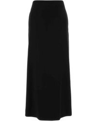Jil Sander - Rokken ,Zwart ,Midi Skirts - Lyst