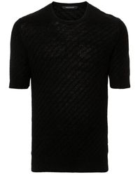 Tagliatore - Schwarze t-shirts und polos kollektion - Lyst