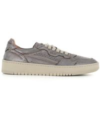 LEMARGO - Schoenen ,Grijs ,Antraciet Leren Sneakers - Lyst