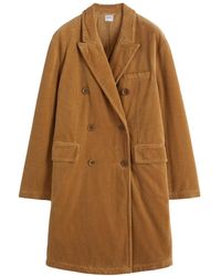 Aspesi - Double-Breasted Coat 0738 - Lyst