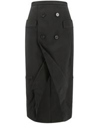 McQueen - Faldas midi - Lyst