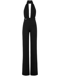 Philipp Plein - Jumpsuits & Playsuits ,Zwart ,Backless Jumpsuit Fatale - Lyst