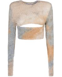 Off-White c/o Virgil Abloh - Knitwear > round-neck knitwear - Lyst
