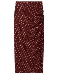 Stella McCartney - Rokken ,Rood ,Polka Dot Lange Rok - Lyst