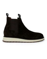 Liu Jo - Braune Wildleder Chelsea Winterstiefel - Lyst