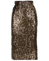 Amélie & Amélie - Midi Skirts - Lyst